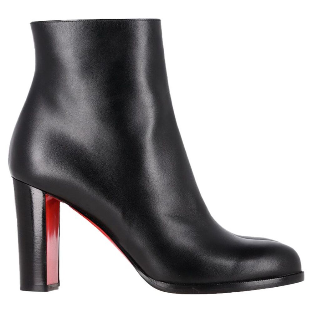 Christian Louboutin Black Heeled Boots